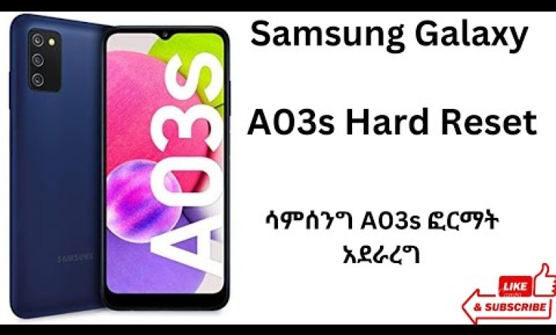 Samsung galaxy A03s Hard Reset (Samsung A03s pattern Samsung galaxy A03s Hard Reset (Samsung A03s pattern