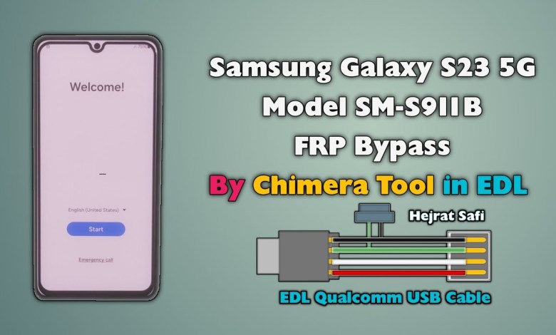 Samsung S23 5G FRP Bypass By Chimera Tool S911B Samsung S23 5G FRP Bypass By Chimera Tool S911B