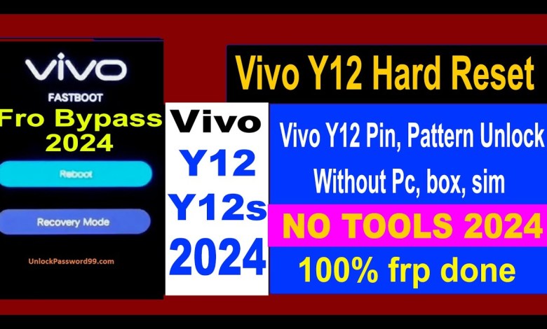 VIVO Y12 Y12S hard reset and pin reset & FRP BYPASS VIVO Y12 Y12S hard reset and pin reset & FRP BYPASS