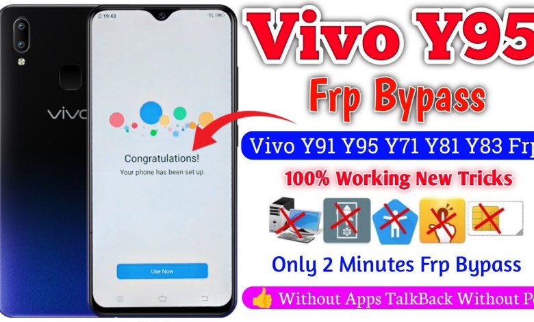 ViVO Y95 FRP Bypass Google Account Bypass | Without PC ViVO Y95 FRP Bypass Google Account Bypass | Without PC
