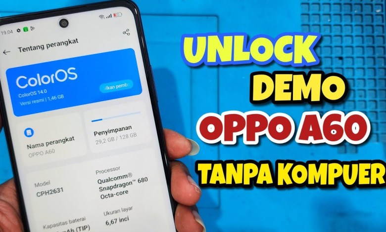Unlock Demo Oppo A60 Without Computer Unlock Demo Oppo A60 Without Computer