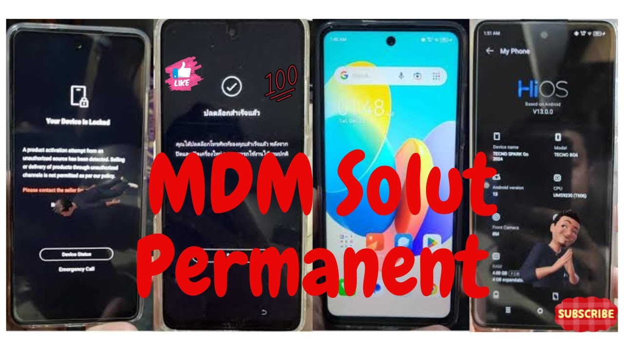 Tecno infinix Itel MDM remove done by imei Permanent Tecno infinix Itel MDM remove done by imei Permanent