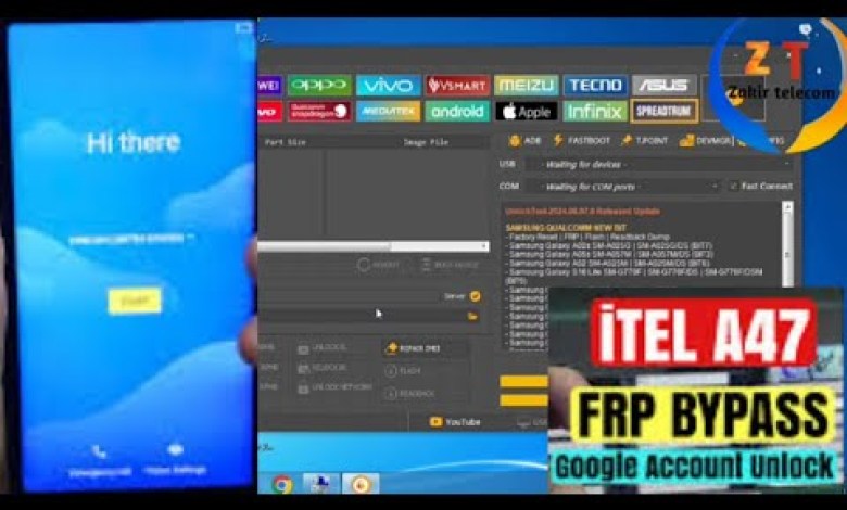 Itel a47 frp bypass unlock tool /one click Itel a47 frp bypass unlock tool /one click