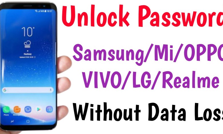 Unlock Password Without Data Loss Unlock Password Without Data Loss