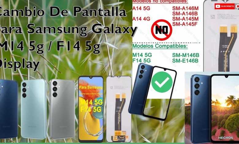 Screen Replacement For Samsung Galaxy M14 5g / F14 5g Screen Replacement For Samsung Galaxy M14 5g / F14 5g