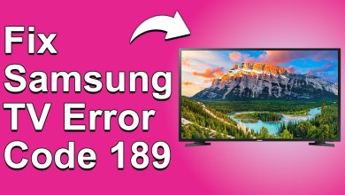 How To Fix The Samsung TV 189 Error Code – How To Fix The Samsung TV 189 Error Code –