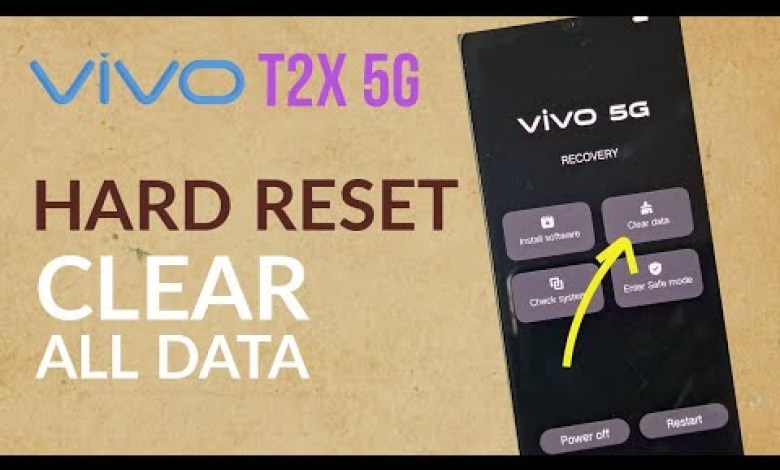 How to Hard Reset Vivo T2x 5G How to Hard Reset Vivo T2x 5G