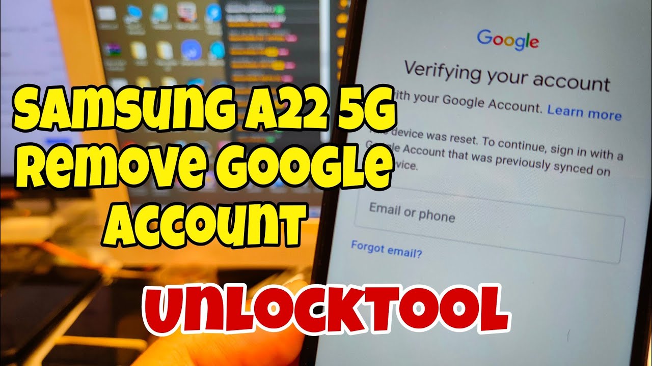 Samsung A22 5G (SM-A226B), Remove Google Account, Samsung A22 5G (SM-A226B), Remove Google Account,