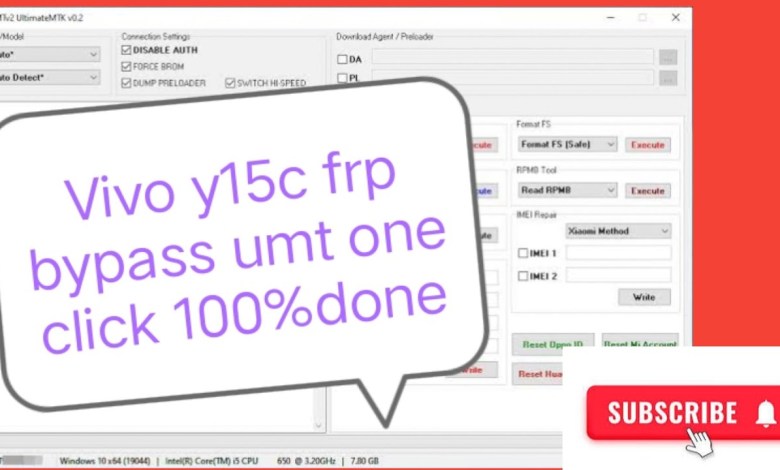 vivo y15c frp bypass umt 100%/vivo y15c frp bypass 2024 vivo y15c frp bypass umt 100%/vivo y15c frp bypass 2024