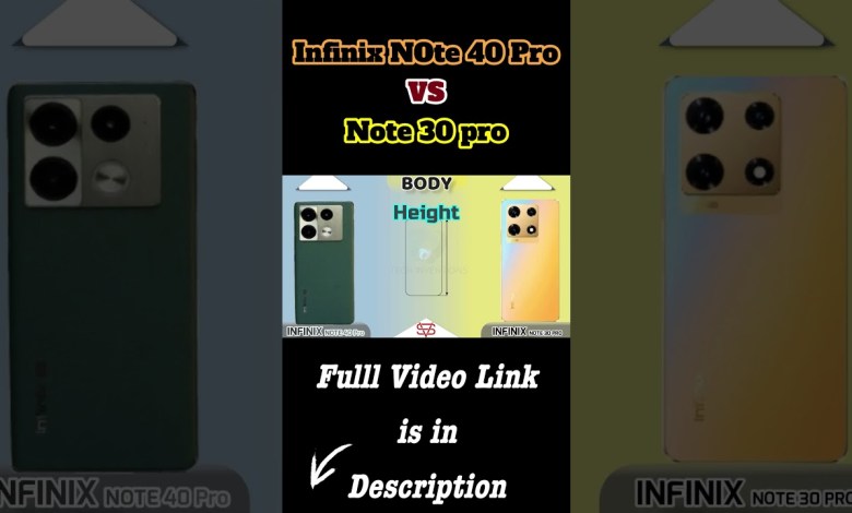 Infinix NOte 40 pro vs infinix note 30 pro.}Full Video Infinix NOte 40 pro vs infinix note 30 pro.}Full Video