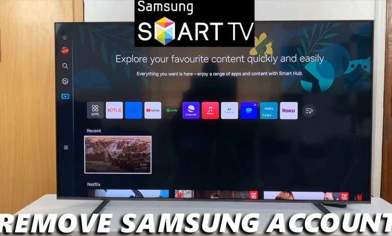 How To Remove Samsung Account From Smart TV How To Remove Samsung Account From Smart TV