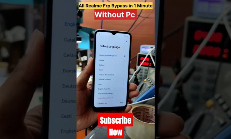 All Realme FRP bypass without All Realme FRP bypass without
