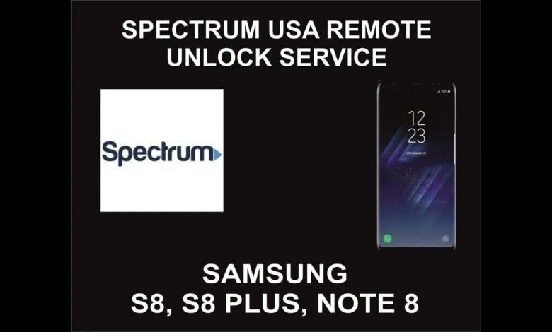 Spectrum USA Remote Unlock Service, Samsung S8, S8 Spectrum USA Remote Unlock Service, Samsung S8, S8