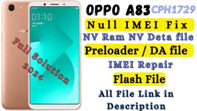 OPPO A83 CPH1729 IMEI Null || IMEI Repair || Flash File OPPO A83 CPH1729 IMEI Null || IMEI Repair || Flash File