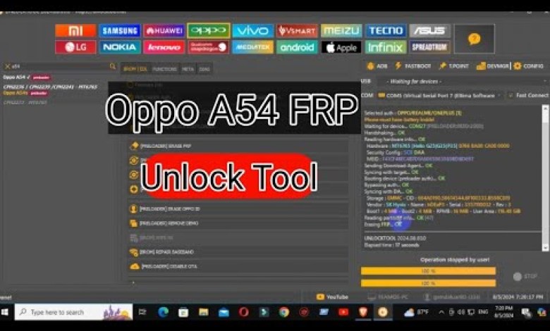 Oppo A54 FRP Unlocktool | unlocktool | a54 | frp | Oppo A54 FRP Unlocktool | unlocktool | a54 | frp |