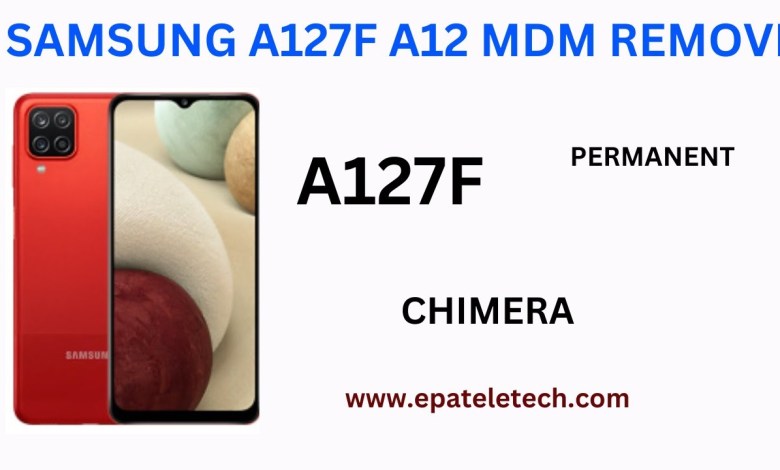 A12 Samsung A127F MDM Remove Permanent Just USB DONE A12 Samsung A127F MDM Remove Permanent Just USB DONE