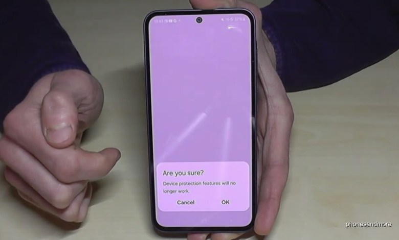 Samsung Galaxy A35: How to remove the Google Samsung Galaxy A35: How to remove the Google
