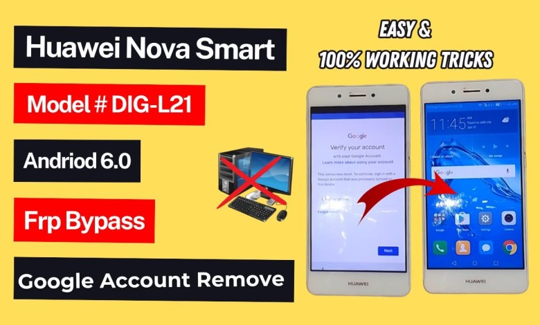 Huawei Nova Smart (DIG-L21) frp bypass without PC | Huawei Nova Smart (DIG-L21) frp bypass without PC |