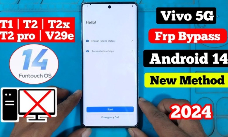 Vivo T2 Pro 5G FRP Bypass | Android 14 | How to FRP Vivo T2 Pro 5G FRP Bypass | Android 14 | How to FRP