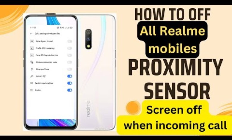 All Realme Model Proximity Sensors off | Screen off All Realme Model Proximity Sensors off | Screen off