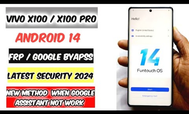 Vivo X100 / X100 Pro Android 14 FRP Bypass without Vivo X100 / X100 Pro Android 14 FRP Bypass without