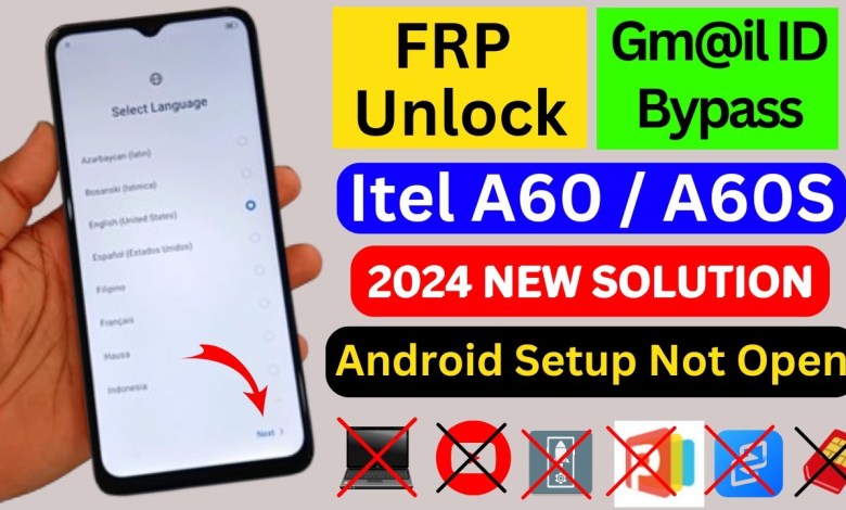 Unlock the hidden trick to bypass FRP on Itel A60/A60s running Android 12/13 Unlock the hidden trick to bypass FRP on Itel A60/A60s running Android 12/13