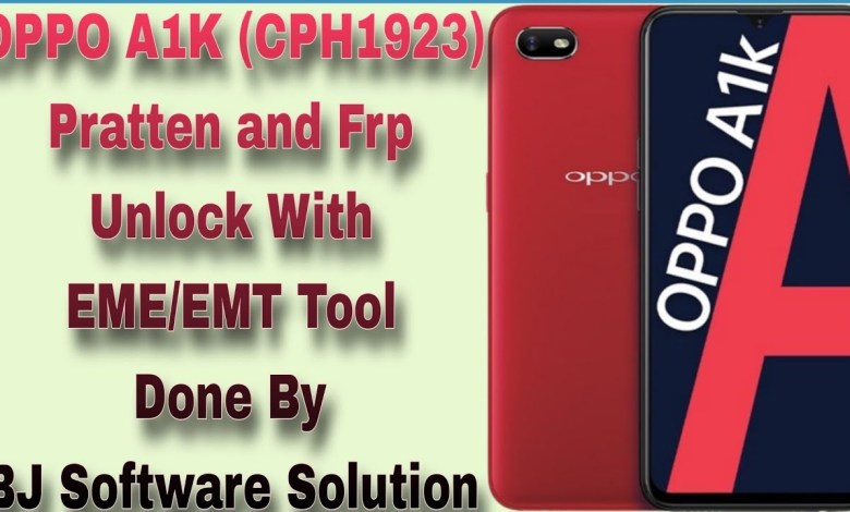 OPPO A1K CPH1923 Pratten and Frp Unlock With EME/EMT OPPO A1K CPH1923 Pratten and Frp Unlock With EME/EMT