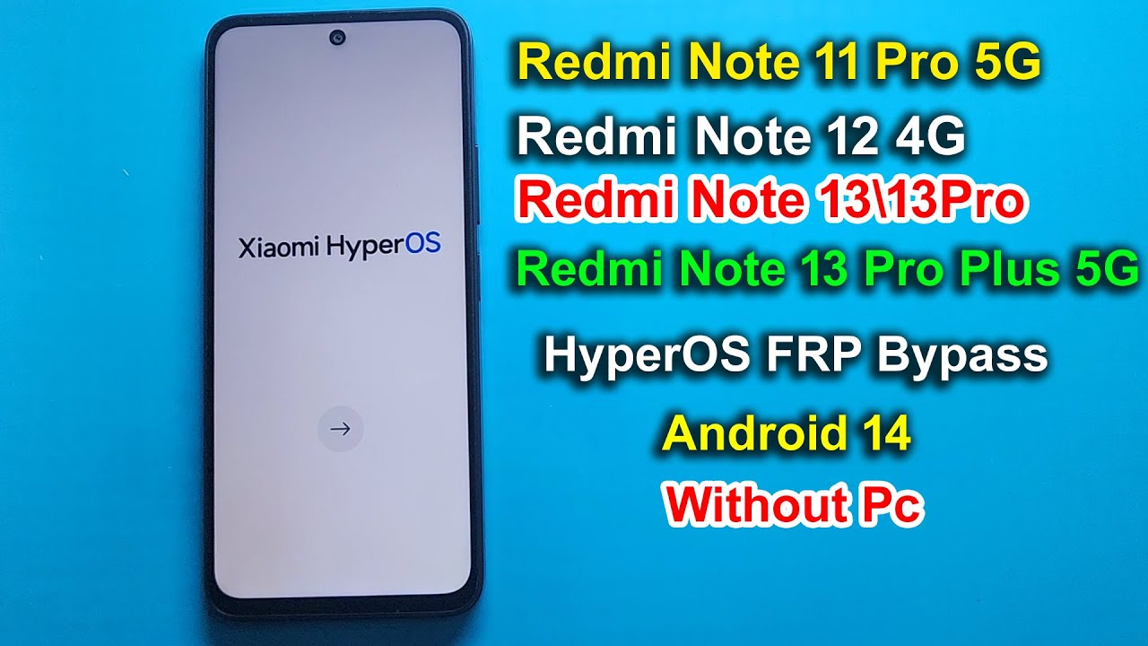 Hyperos – Android 14 FRP Bypass 2024 | RedmiMiPoco Hyperos – Android 14 FRP Bypass 2024 | RedmiMiPoco