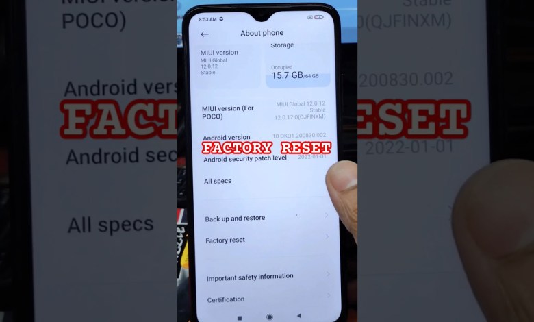 Poco Hard Reset | How to reset Poco M3? all Poco Hard Reset | How to reset Poco M3? all