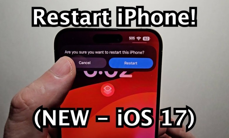 iOS 17 NEW Restart Button How to Set Up! (Any iPhone) iOS 17 NEW Restart Button How to Set Up! (Any iPhone)