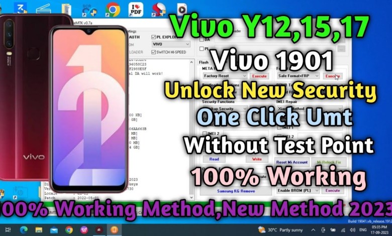 Vivo Y12,Y15,Y17Latast Security Password Unlock Umt Vivo Y12,Y15,Y17Latast Security Password Unlock Umt