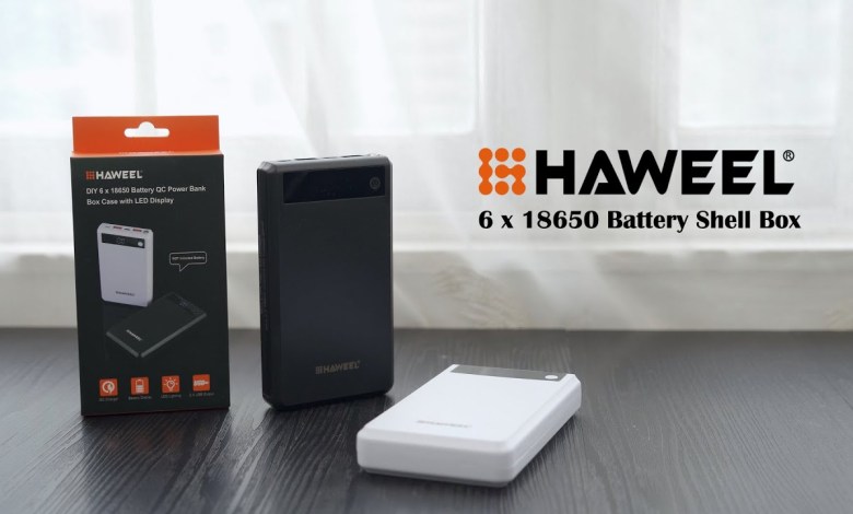 HAWEEL DIY 6 x 18650 Battery Shell Box HAWEEL DIY 6 x 18650 Battery Shell Box