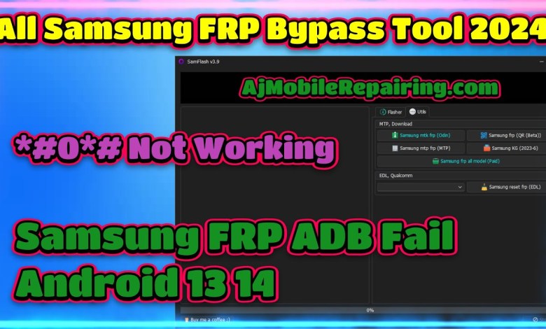All Samsung FRP Bypass New Tool 2024 – Samsung FRP ADB All Samsung FRP Bypass New Tool 2024 – Samsung FRP ADB