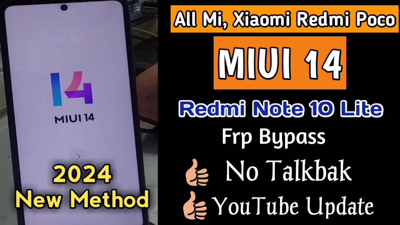 All Mi Miui 14 Frp Bypass Without Pc/ No Talkbak/ All Mi Miui 14 Frp Bypass Without Pc/ No Talkbak/