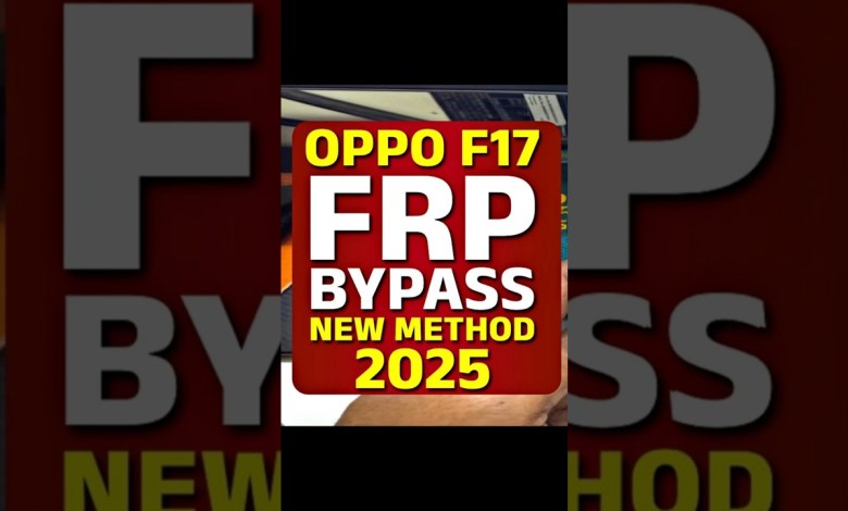 Unlocking Secrets: Oppo F17 FRP Bypass for Latest 2025 Security! #shorts Unlocking Secrets: Oppo F17 FRP Bypass for Latest 2025 Security! #shorts