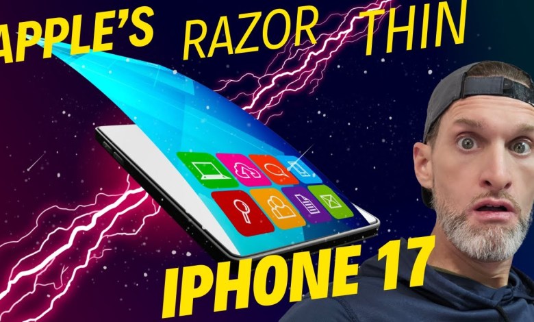 Apple iPhone 17 an Incredibly Thin Technology Marvel. Apple iPhone 17 an Incredibly Thin Technology Marvel.