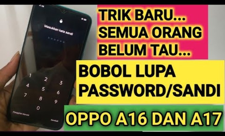 cara reset lupa kata sandi hp oppo a16 cara reset lupa kata sandi hp oppo a16