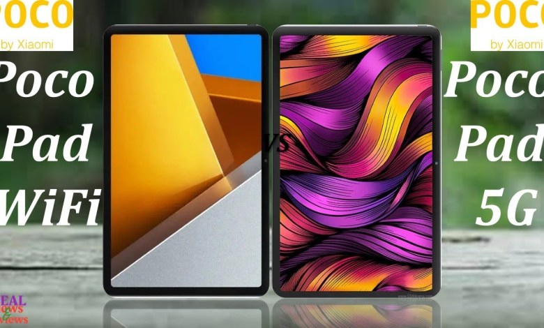 Xiaomi Poco Pad wifi vs Xiaomi Poco Pad 5G Xiaomi Poco Pad wifi vs Xiaomi Poco Pad 5G