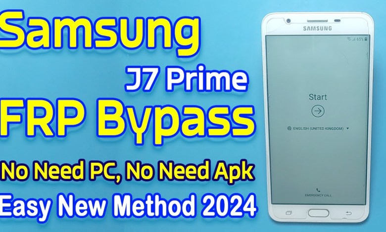 Samsung J7 Prime FRP Bypass Without PC 2024 Method Samsung J7 Prime FRP Bypass Without PC 2024 Method