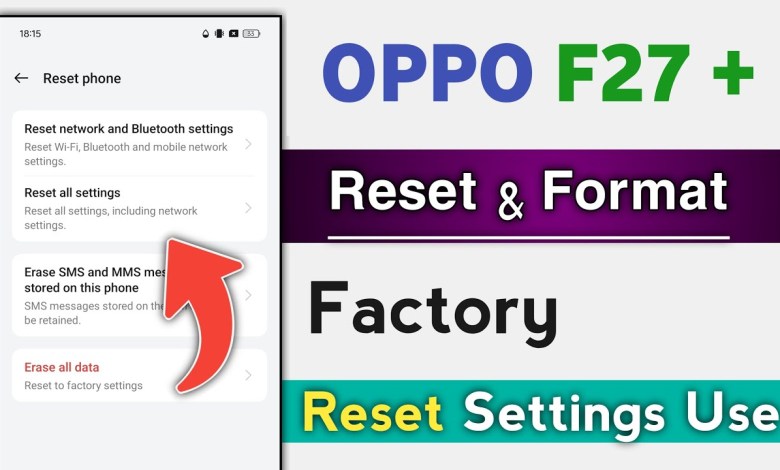 OPPO F27 Series Reset Setting ! Factory Reset ! Format OPPO F27 Series Reset Setting ! Factory Reset ! Format