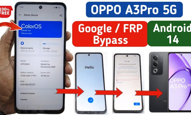 Unlocking the OPPO A3 Pro 5G with Android 14 – Learn how to bypass FRP Unlocking the OPPO A3 Pro 5G with Android 14 – Learn how to bypass FRP
