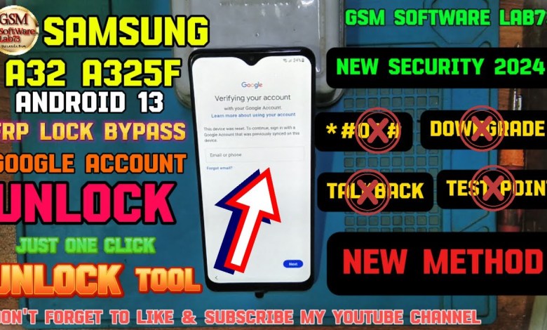 Discover the latest method to bypass FRP on Samsung A32 and unlock the device with ease! Discover the latest method to bypass FRP on Samsung A32 and unlock the device with ease!