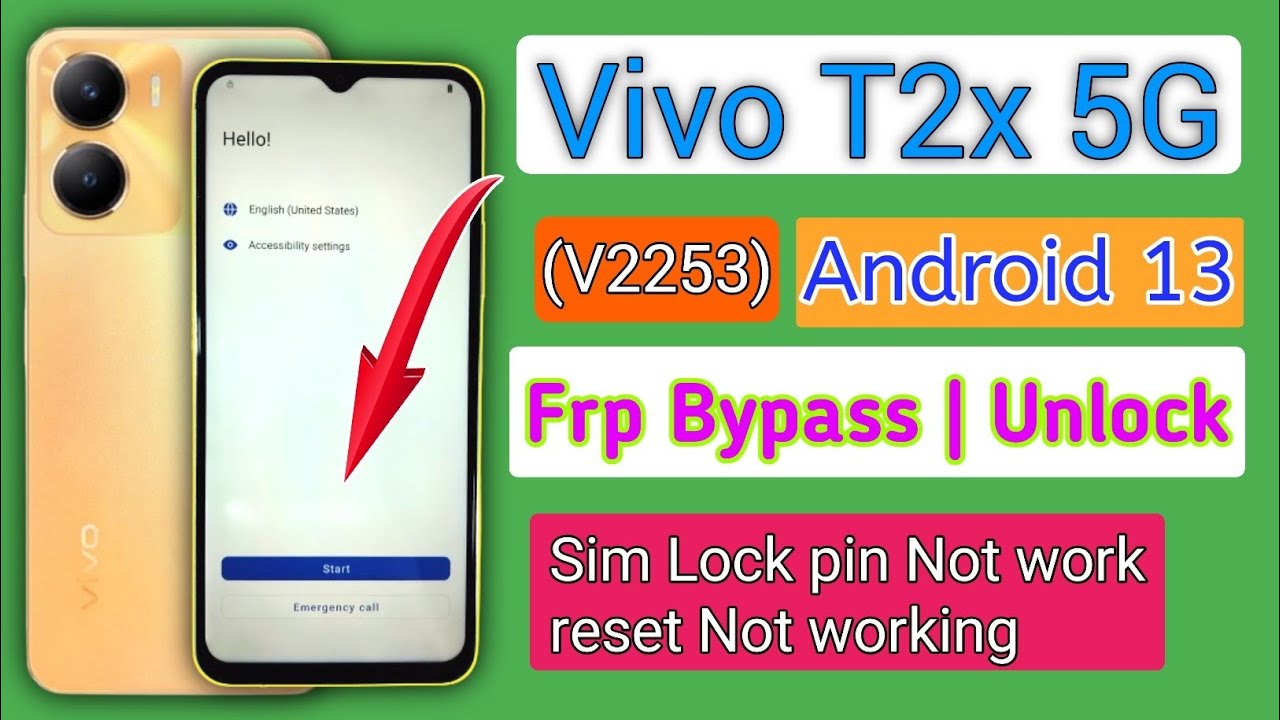 Vivo T2x 5G Frp Bypass without PC || Android 13 | Reset Vivo T2x 5G Frp Bypass without PC || Android 13 | Reset