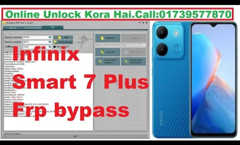 Infinix Smart 7 Plus Frp bypass Octoplus FRP Tool by Infinix Smart 7 Plus Frp bypass Octoplus FRP Tool by
