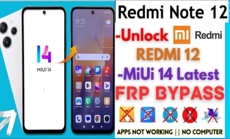 Redmi Note 12 MIUI 14 FRP BYPASS | Redmi Note 12 Google Redmi Note 12 MIUI 14 FRP BYPASS | Redmi Note 12 Google