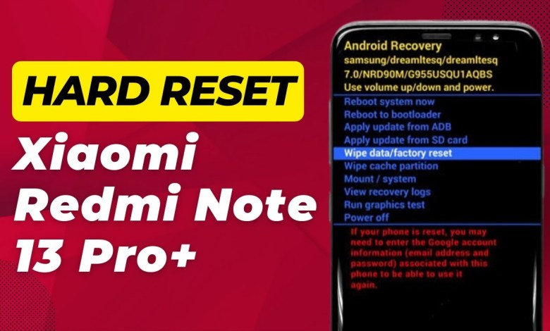 How To Hard Reset Xiaomi Redmi Note 13 Pro+ 5G (Quick & How To Hard Reset Xiaomi Redmi Note 13 Pro+ 5G (Quick &
