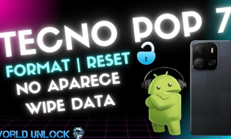 TECNO POP 7 RESET | How to Reset or Format Tecno TECNO POP 7 RESET | How to Reset or Format Tecno