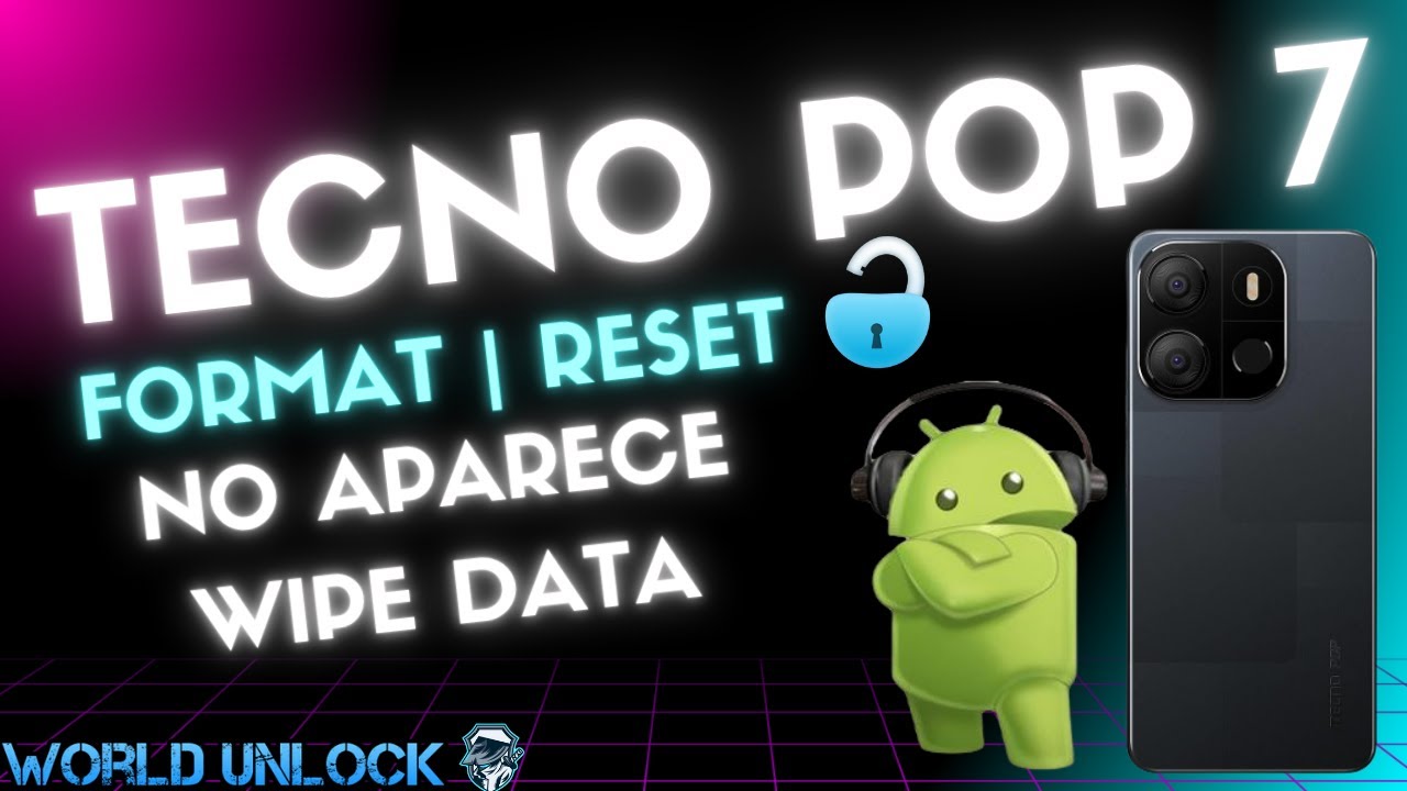 TECNO POP 7 RESET | How to Reset or Format Tecno TECNO POP 7 RESET | How to Reset or Format Tecno