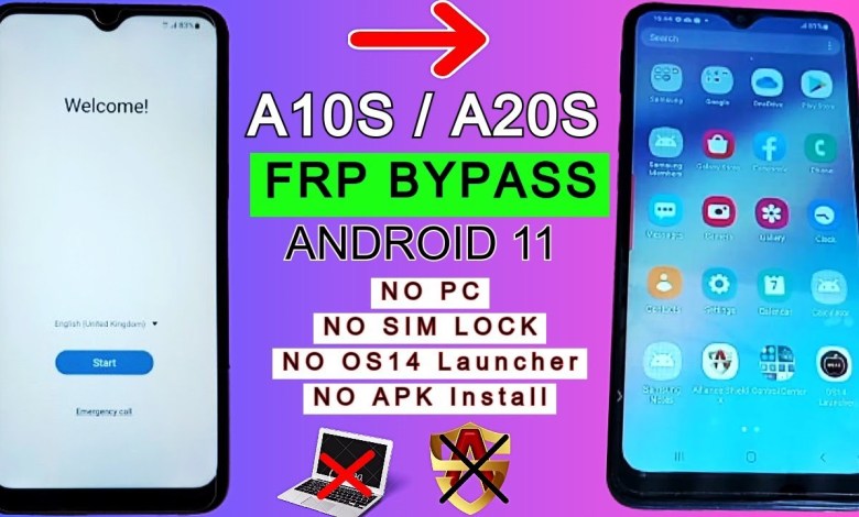 Samsung A10S/A20S Frp Bypass Android 11 No Samsung A10S/A20S Frp Bypass Android 11 No