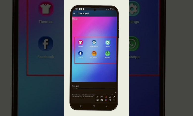 How to increase the size of phone icons #tutorial How to increase the size of phone icons #tutorial